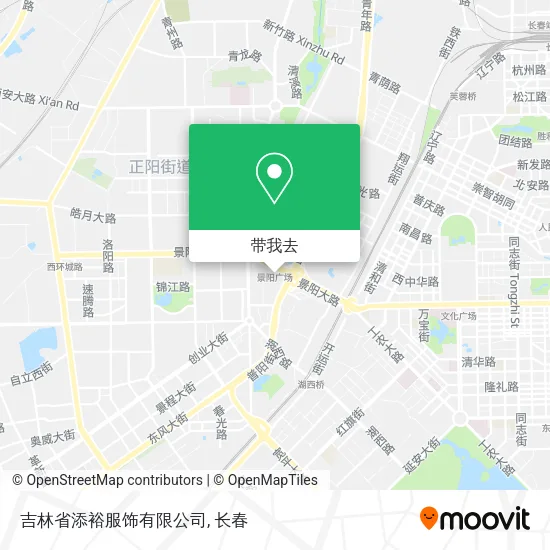 吉林省添裕服饰有限公司地图