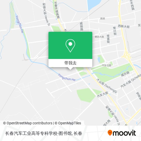 长春汽车工业高等专科学校-图书馆地图