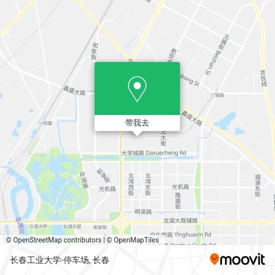 长春工业大学-停车场地图