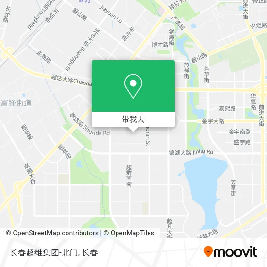 长春超维集团-北门地图