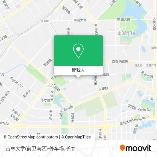 吉林大学(前卫南区)-停车场地图