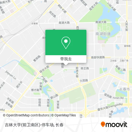 吉林大学(前卫南区)-停车场地图