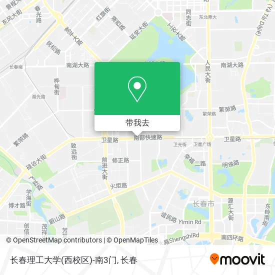 长春理工大学(西校区)-南3门地图