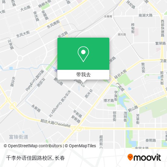 千李外语佳园路校区地图