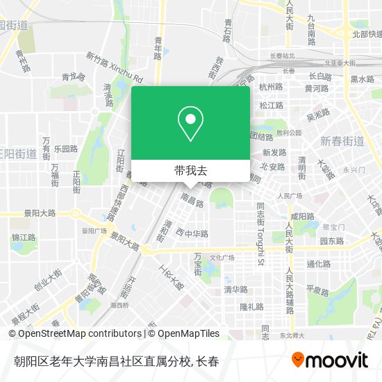 朝阳区老年大学南昌社区直属分校地图