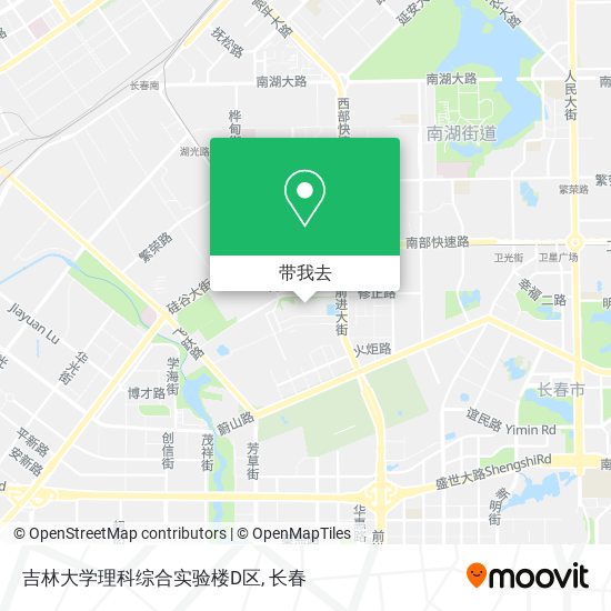 吉林大学理科综合实验楼D区地图