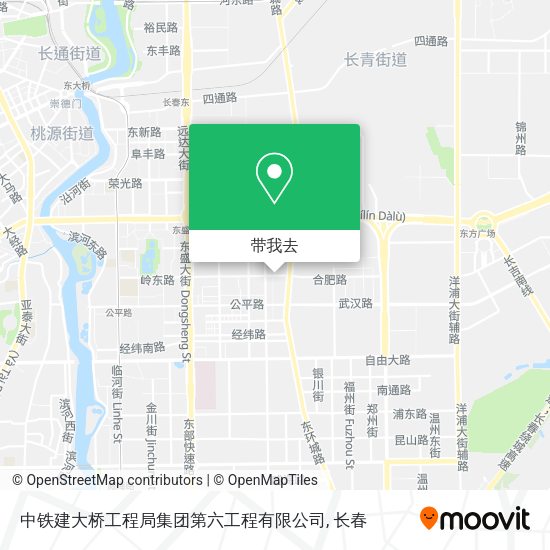 中铁建大桥工程局集团第六工程有限公司地图
