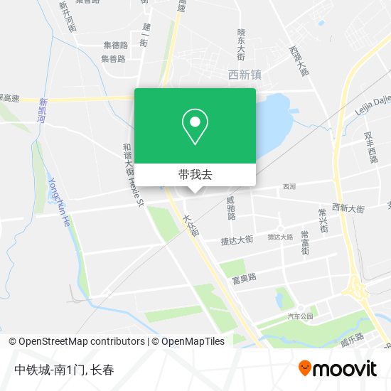 中铁城-南1门地图