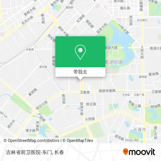 吉林省前卫医院-东门地图