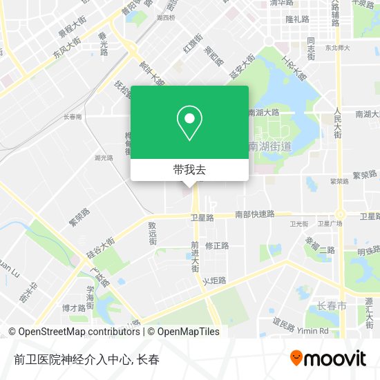 前卫医院神经介入中心地图