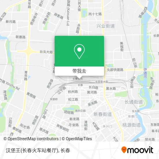 汉堡王(长春火车站餐厅)地图
