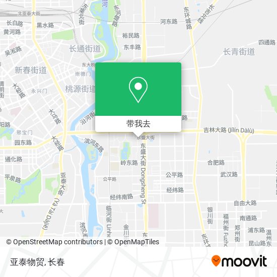 亚泰物贸地图