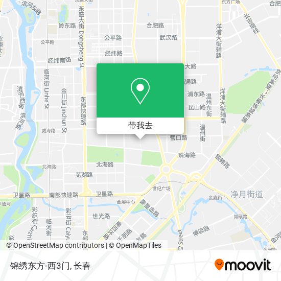 锦绣东方-西3门地图