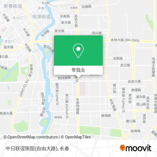 中日联谊医院(自由大路)地图