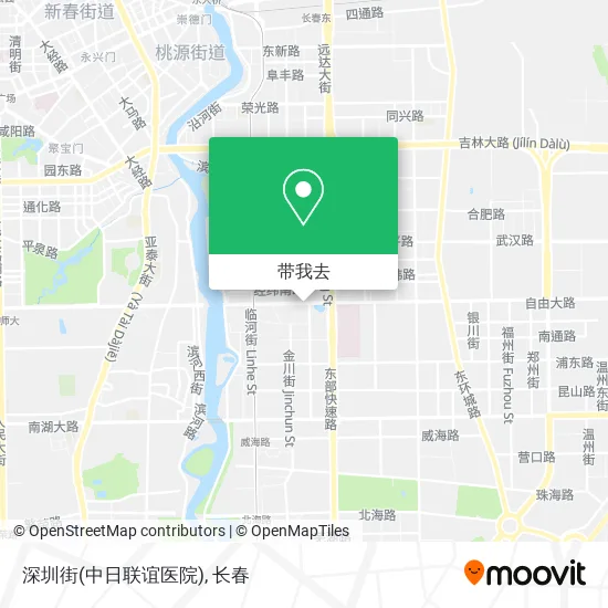 深圳街(中日联谊医院)地图