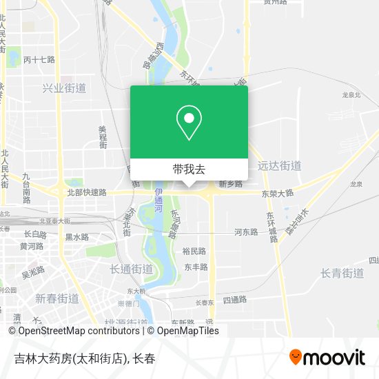 吉林大药房(太和街店)地图