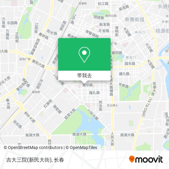吉大三院(新民大街)地图