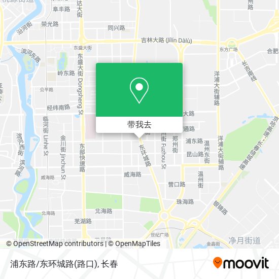 浦东路/东环城路(路口)地图