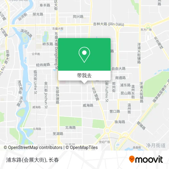 浦东路(会展大街)地图