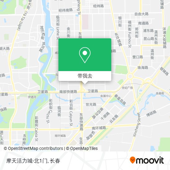 摩天活力城-北1门地图