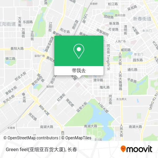 Green feel(亚细亚百货大厦)地图