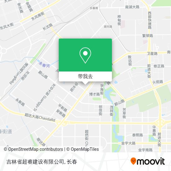 吉林省超睿建设有限公司地图