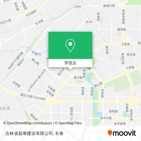 吉林省超睿建设有限公司地图