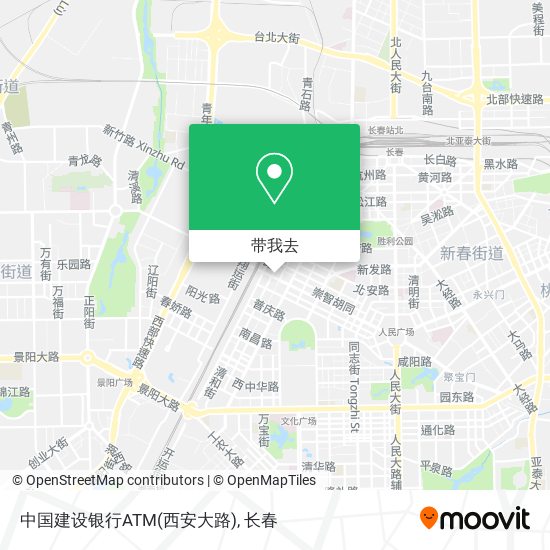 中国建设银行ATM(西安大路)地图
