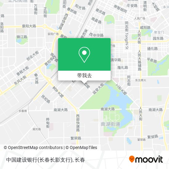 中国建设银行(长春长影支行)地图
