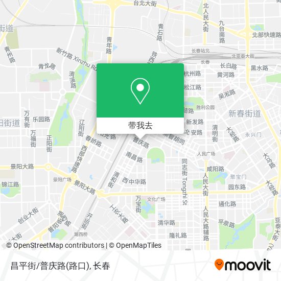 昌平街/普庆路(路口)地图