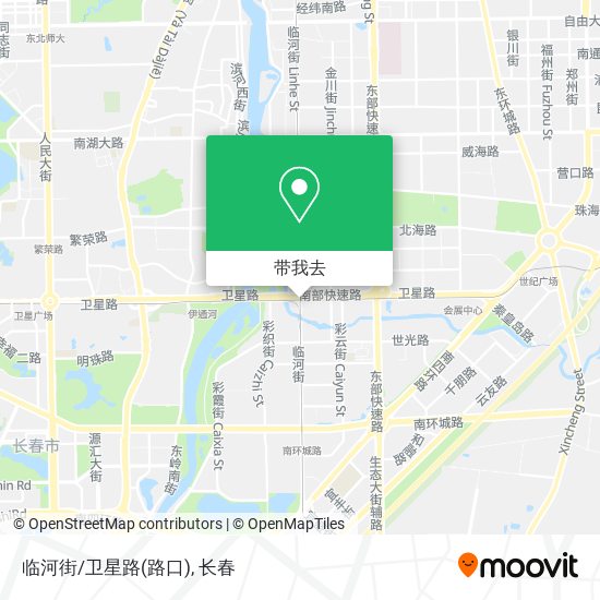 临河街/卫星路(路口)地图
