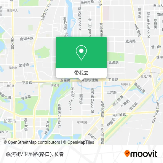 临河街/卫星路(路口)地图