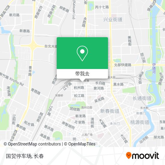 国贸停车场地图
