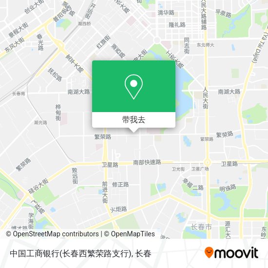 中国工商银行(长春西繁荣路支行)地图