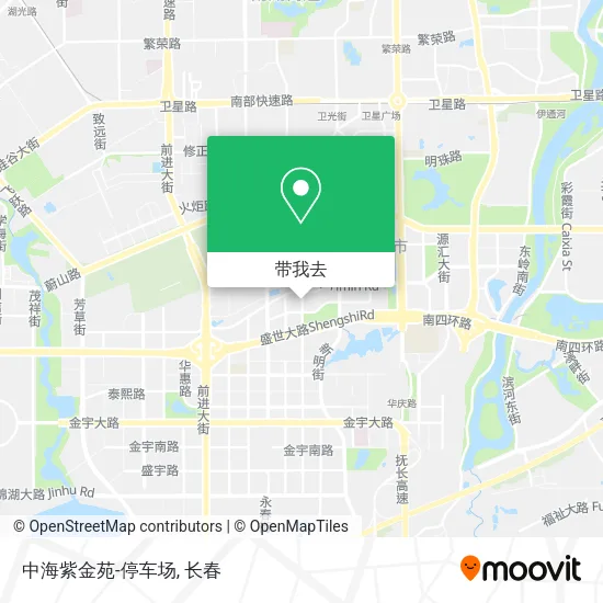 中海紫金苑-停车场地图