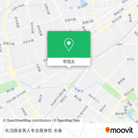 长沈路金美人专业瘦身管地图