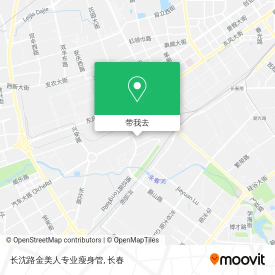 长沈路金美人专业瘦身管地图