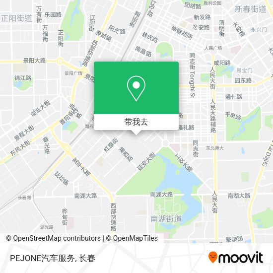 PEJONE汽车服务地图