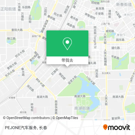 PEJONE汽车服务地图