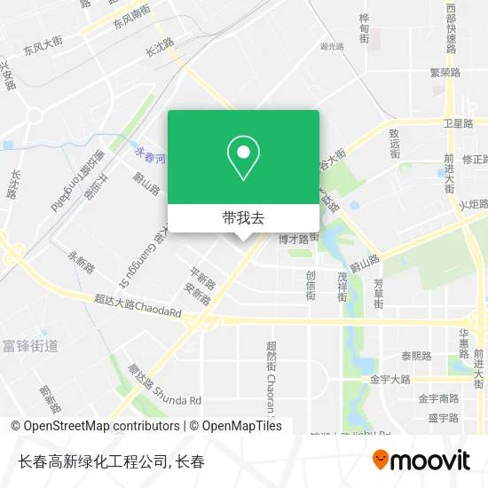 长春高新绿化工程公司地图