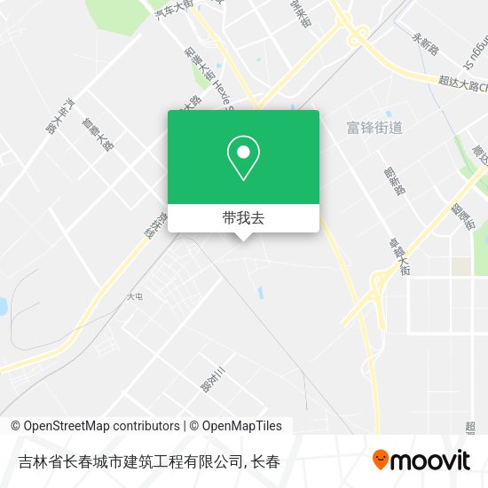吉林省长春城市建筑工程有限公司地图