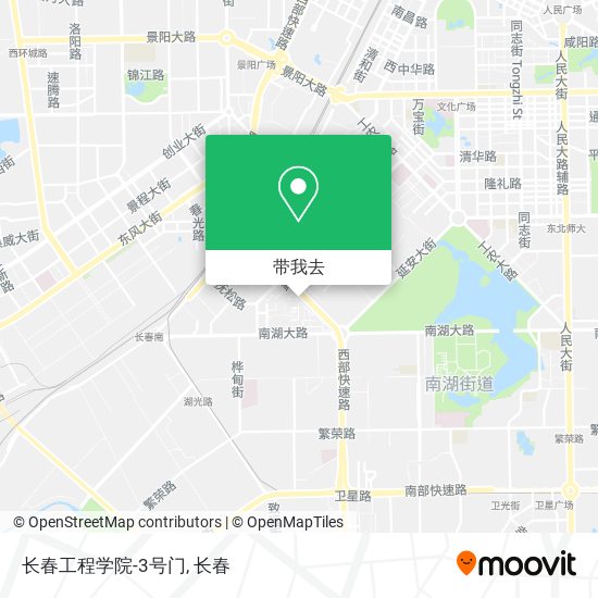 长春工程学院-3号门地图