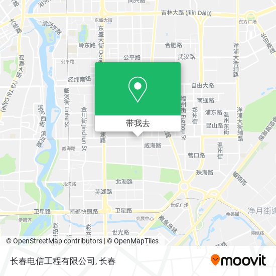 长春电信工程有限公司地图