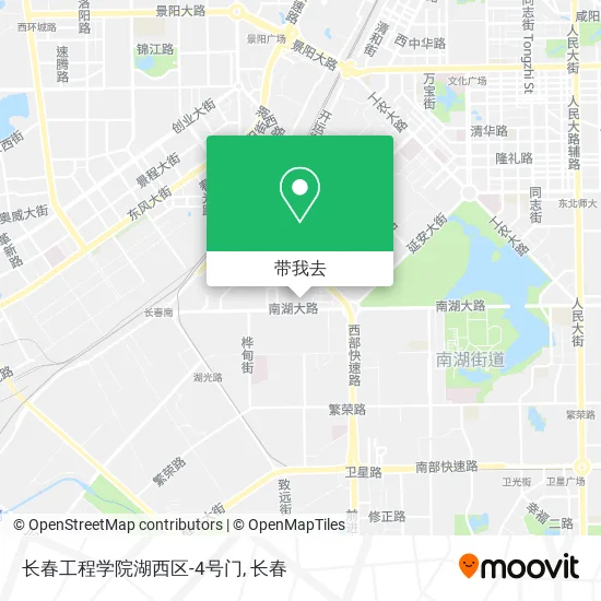长春工程学院湖西区-4号门地图