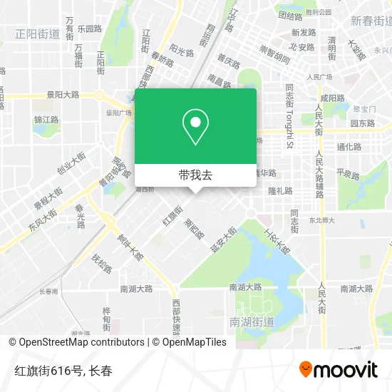 红旗街616号地图