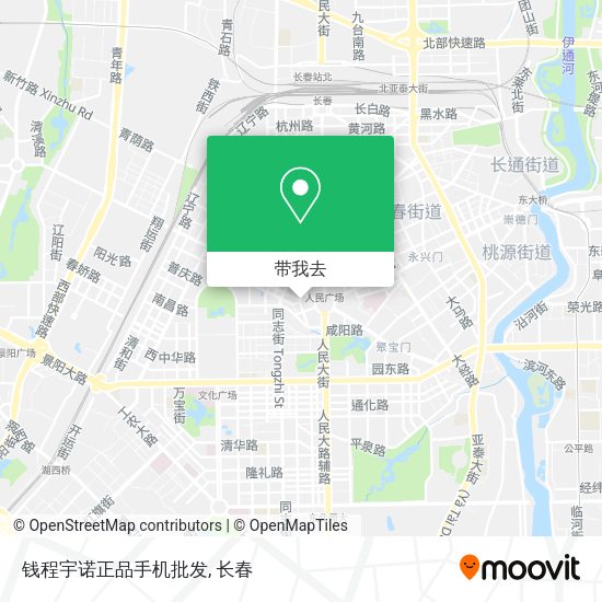 钱程宇诺正品手机批发地图