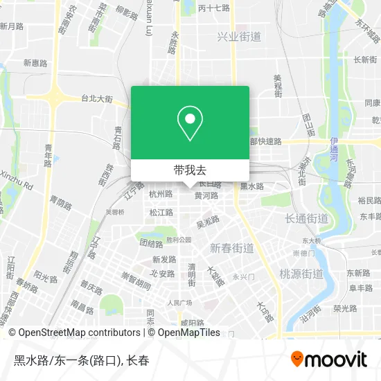 黑水路/东一条(路口)地图