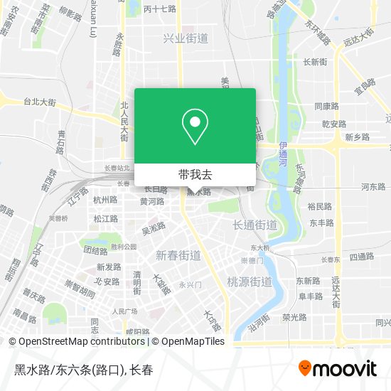 黑水路/东六条(路口)地图