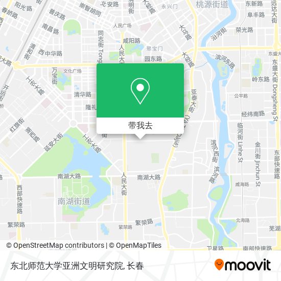 东北师范大学亚洲文明研究院地图