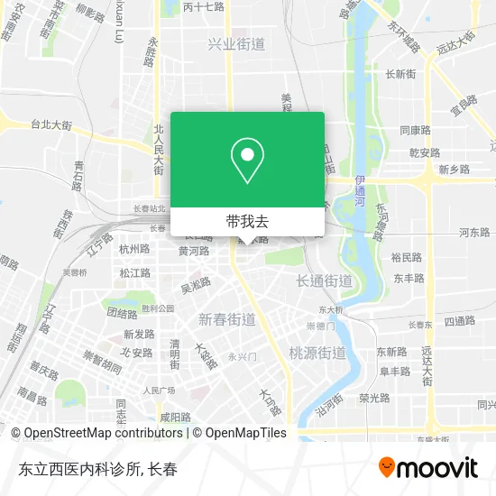 东立西医内科诊所地图